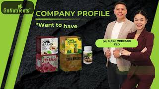 GoNutrients Company Profile [upl. by Pearlstein]