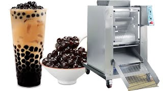 popping boba pearl maker machine making tapiocal pearls milk tea [upl. by Sitrik]