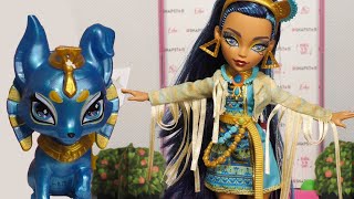 Monster High CLEO De NILE Unboxing Video  Featuring Cleo De Nile And Her Pet Dog [upl. by Dawes]