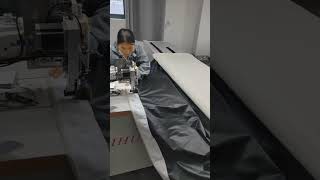 Curtain tape double needle sewing machine for curtain manufacturercurtain factory [upl. by Ogu894]