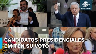 Así votaron AMLO y los candidatos presidenciales [upl. by Mcgean]