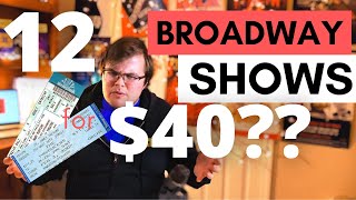 Broadway Without Going Broke  Half Hour Call [upl. by Lyndsay]