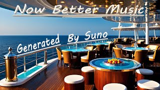 Smooth Jazz Serenity Sunrise Cruise with Suno Music  Relaxing Ocean Views [upl. by Cormac]