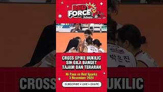 CROSS SPIKE BUKILIC NGERI bukilic redsparks megawatiredsparks kovovleague hipass volikorea [upl. by Eelyak]