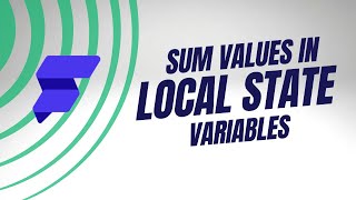 How to sum the values of AppState and PageState variables in Flutterflow [upl. by Wojcik910]