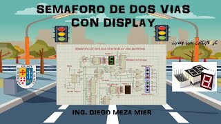 SEMAFORO DE DOS VIAS CON DISPLAY [upl. by Neisa]