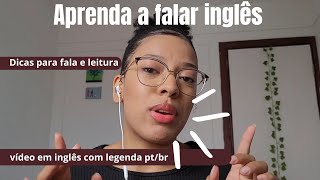 Como aprender inglês sozinho de graça  reading e speaking [upl. by Machute]