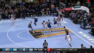 20 Seconds of ELITE Rudy Gobert Defense vs THUNDER  112823 [upl. by Shadow]