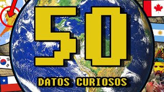 50 DATOS CURIOSOS DEL MUNDO Geografía [upl. by Addiel]