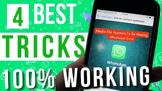 How To Fix Sorry This Media File Appears To Be Missing Whatsapp  Download Failed Whatsapp Error [upl. by Evets770]