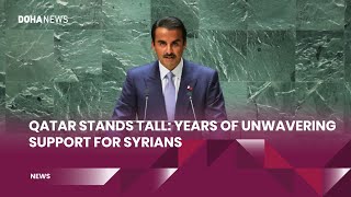 Qatar stands tall years of unwavering support for Syrians [upl. by Zzaj]