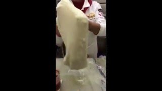 Kirans Video of opening Caputo quot00quot Americana dough [upl. by Nnairda]