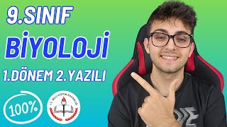 9Sınıf Biyoloji 1Dönem 2Yazılı Çözümü  \u00100 MEB Uyumlu  ymileyazilimvar [upl. by Anglim527]