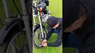 Portable emergency inflator outdoors tirerepair motorcycle diy [upl. by Vanhook]