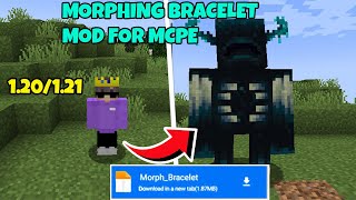 MORPHING BRACELET MOD FOR MCPE 120121 🔥 MORPH MOD MCPE detronicgamer [upl. by Sankey]