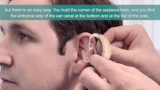 How to fit A Behind The Ear Canal hearing aid properly [upl. by Aistek]