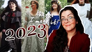 Everything I made in 2023  sewing knitting crochet oh my [upl. by Urial]