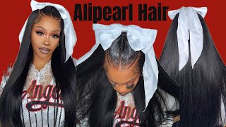 This Is The Wig For You 🔥 Pre Styled Wig Quick Install  No Salon Needed  Alipearl Hair Review [upl. by Burchett]