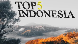 Top 5 Places In Indonesia [upl. by Desirae]