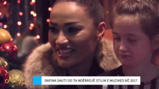 INTERVISTE ME KENGETAREN DAFINA DAUTI  MIRAGE FESTIV 1 JANAR 2017 [upl. by Hjerpe890]