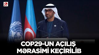 COP29un açılış mərasimi keçirilib  Mərasimdə Muxtar Babayev COP29un rəsmən prezidenti seçilib [upl. by Dorri]