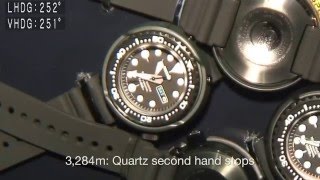 Seiko Prospex Marinemaster Depth Testing [upl. by Agnese]