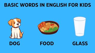 Basic Words In English  Preschool and Kindergarten  English RP  Part 4 [upl. by Fesuoy]