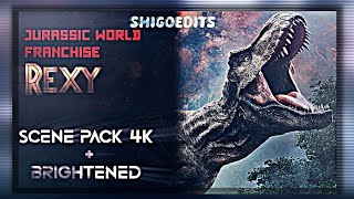 JW Rexy Scene Pack 4K  Brightened  Jurassic World Franchise [upl. by Dianne]