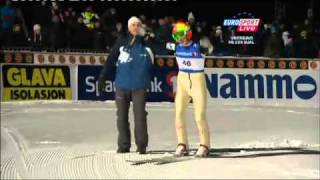 World Record Ski Jump 2465m  Johan Remen Evensen Vikersund [upl. by Aissac]