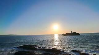 godrevy lighthouse sunset [upl. by Naig]