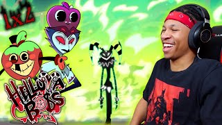 HELLUVA BOSS Season 1 Episode 2 REACTION  1x2 “Loo Loo Land”  Vivziepop [upl. by Lezley228]