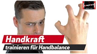 Handkraft verbessern  Handmuskeln trainieren  Hand balancing [upl. by Trilby974]