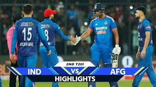 IND vs AFG T20 Match Highlights India vs Afghanistan 2nd T20 Match Hindi Highlights [upl. by Barraza]