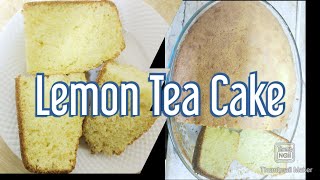 Lemon Tea Cake Without Butter Soft And Delicious 😋 [upl. by Daphne]