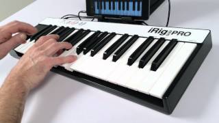 iRig KEYS PRO Overview  The fullsizedkey universal mobile keyboard for iPhone iPad MacPC [upl. by Ihtac]