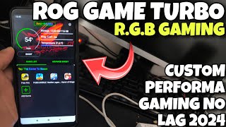 GAME TURBO ROG TERBARU  TAMPILAN RGB KEREN DAN SANGAT WORT IT UNTUK MENGATASI GAME LAG [upl. by Unni86]