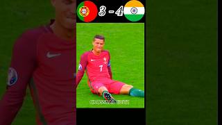 Portugal vs india imaginary FIFA World Cup football match penalty shootout highlights shorts [upl. by Norihs]