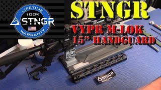 STNGR 15quot MLok VYPR Handguard Installation [upl. by Kristoforo]