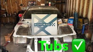 240Sx Tubs Finished More Parts In The Mail [upl. by Enorej]