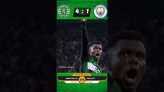 SPORTING CP VS MAN CITY 41 goal and highlight shorts championsleaguefinal football [upl. by Andrei]