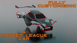 HOW TO  Creating a fully custom Rocket League car [upl. by Pascal]