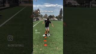 5 Dribbling Drills ⚽️ soccerdrills soccer [upl. by Reames]