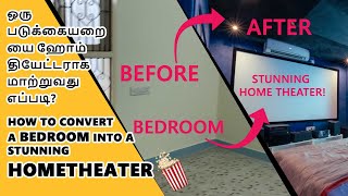 BEDROOM HOME THEATER PART  1 [upl. by Enomys685]