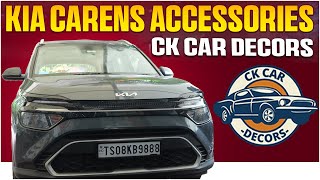 Kia Carens Accessories  CK Car Decors  Kia Carens Interior Modified  Best Decors in Hyderabad [upl. by Aldercy]