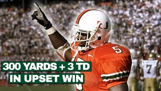 Edgerrin James and Miami ruin UCLAs National Championship Dreams 1998 [upl. by Ecissej854]