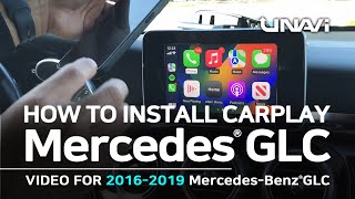 How to Install APPLE CARPLAY in MercedesBenz GLC 2016 2017 2018 2019 [upl. by How218]