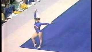 Ecaterina Szabo FX 1985 Universiade AA [upl. by Alleciram]