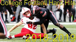 College Football Biggest Hits 201819 [upl. by Annmaria]