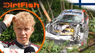 Rovanperä CRASHES 😱 WRC Rally Finland 2024 [upl. by Amias]