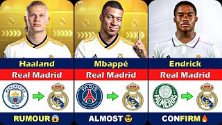 Real Madrid CF CONFIRMED and RUMOUR WINTER Transfers in 2024 🤪🔥 FT Haaland Mbappé Endrick [upl. by Cy913]